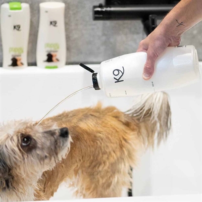 Fortyndingsflaske til shampoo